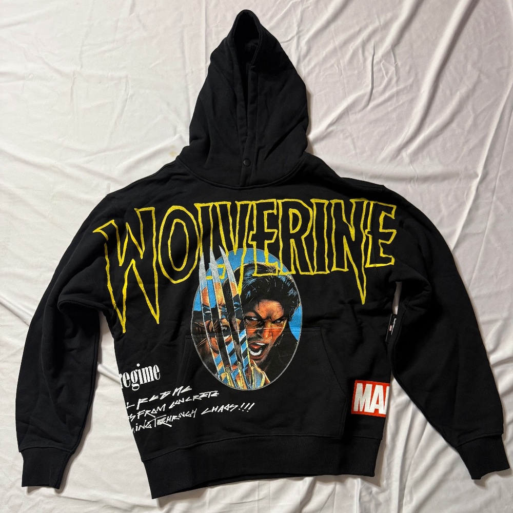 Civil Regime x Marvel “Wolverine” Black Men Hoodie Medium OS